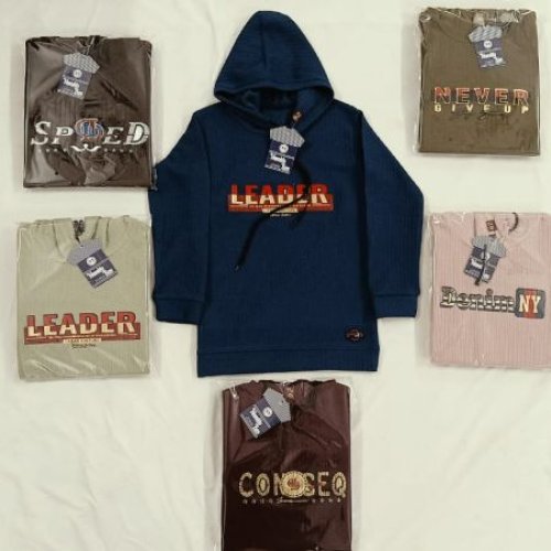 Boys Printed Lopper Graphic Hoodie