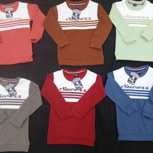 Kids Striped Crewneck T-shirt