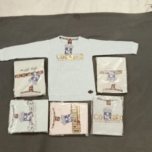 Boys Striped Crewneck T-shirt