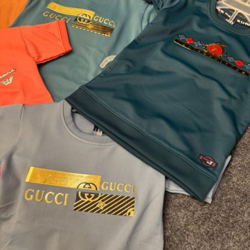 Kids Graphic Print Crew Neck T-Shirts