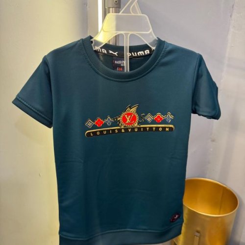 Kids Half Sleeved Graphic Crew Neck T-shirt