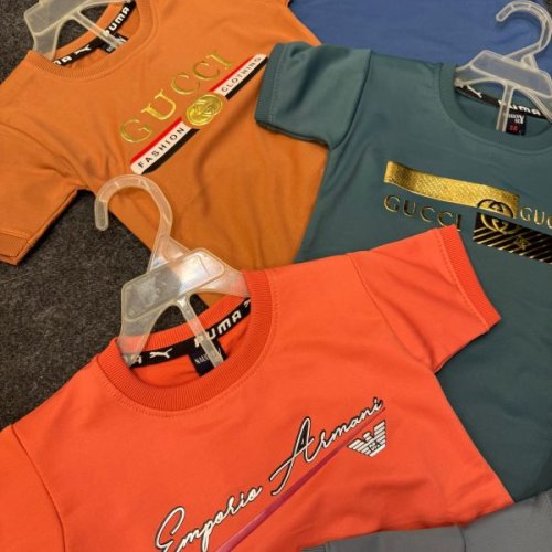 Kids Half-Sleeved Graphic Print T-Shirt