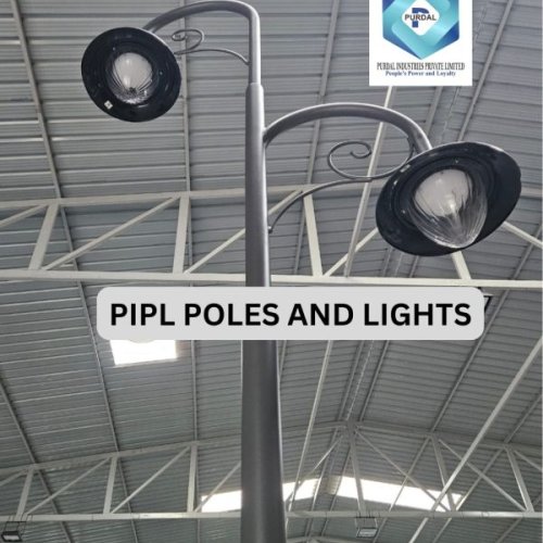 Double Arm Street Light Pole