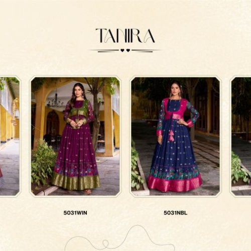 9STAR Fashion Kanika Readymade Gown WITH Koti