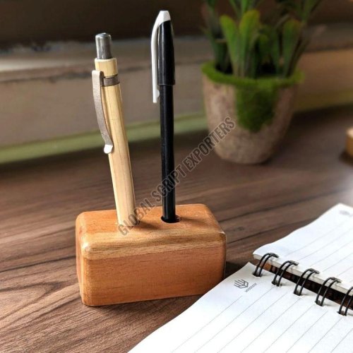 Wood Pen Stand