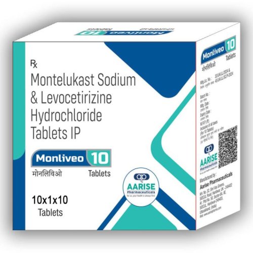 Montelukast Sodium Levocetirizine Hydrochloride Tablets Monliveo 10
