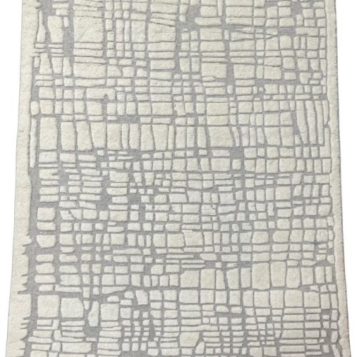 Hand Tufted Abstract Urban Gray & Ivory Area Rug
