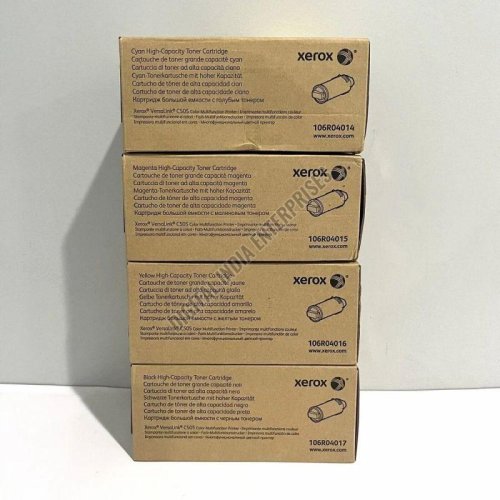 Genuine Xerox Versalink C500/C505 High Capacity CMYK Toner Cartridge Set
