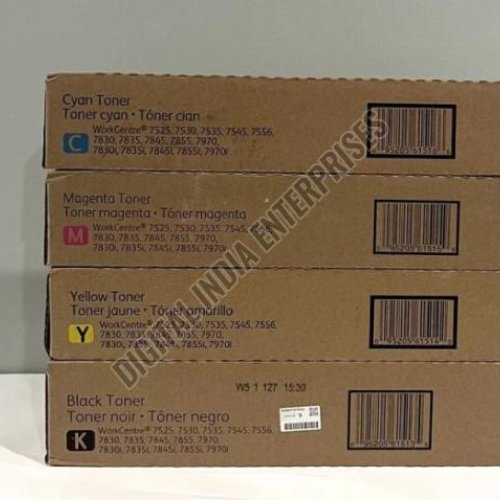 Genuine Xerox Workcentre 7525/7530/7535/7545/7556 CMYK Toner Cartridge Set