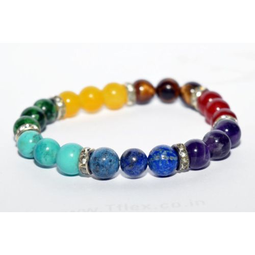 Seven Natural 7 Chakra Bracelet