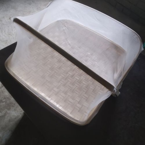Bamboo Mesh Cover Food Drying Tray