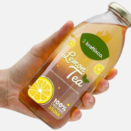 Clear Transparent Soft Drink Label