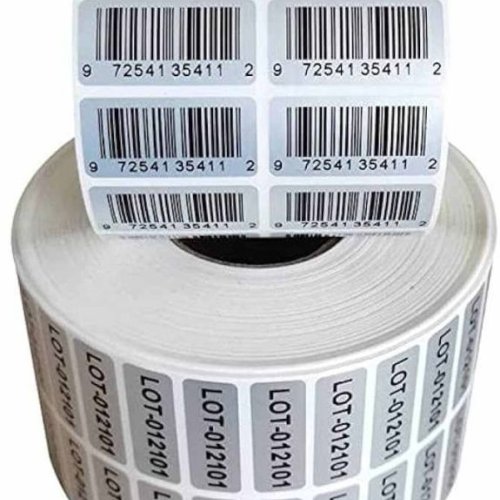 Custom Printed Barcode Sticker Roll