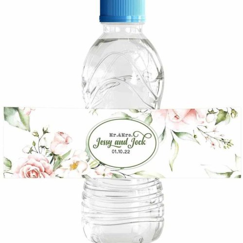 Custom Printed Water Bottle Plastic Label