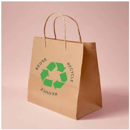 Eco Friendly Paper Bag Packaging Label