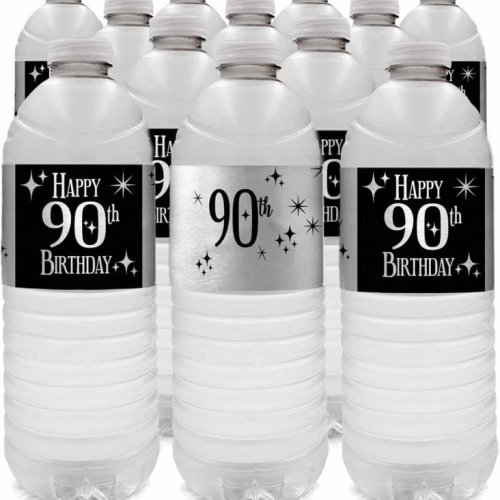 Glossy Finish Water Bottle Label