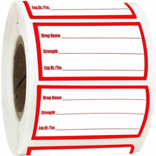 Medical Prescription Label Sticker