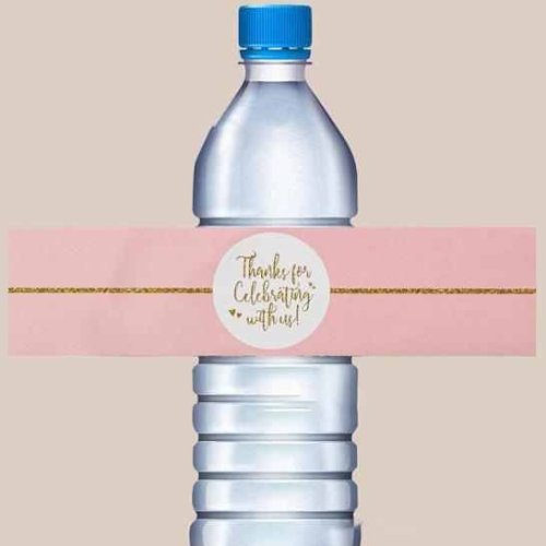 Self Adhesive Water Bottle Sticker