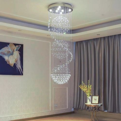 3S Long Crystal Chandelier