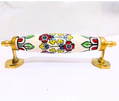 Hand Painted Ceramic Door Handle