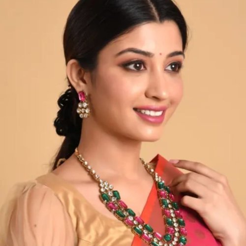 Fancy Multi Stone Necklace Set