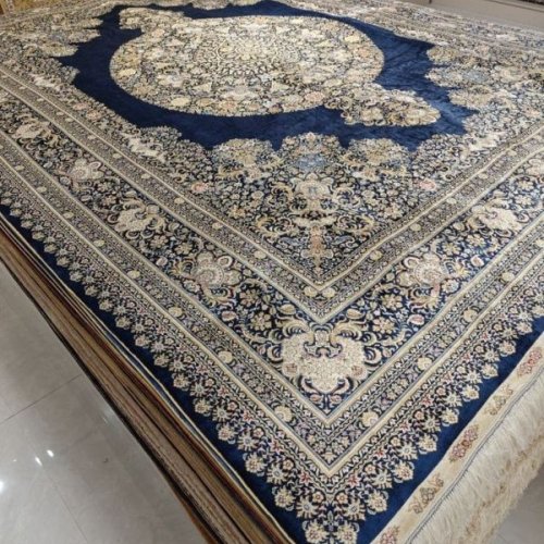 Hand Knotted Silk Carpet