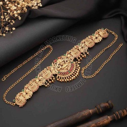 Antique Gold Plated Kamarbandh Belt