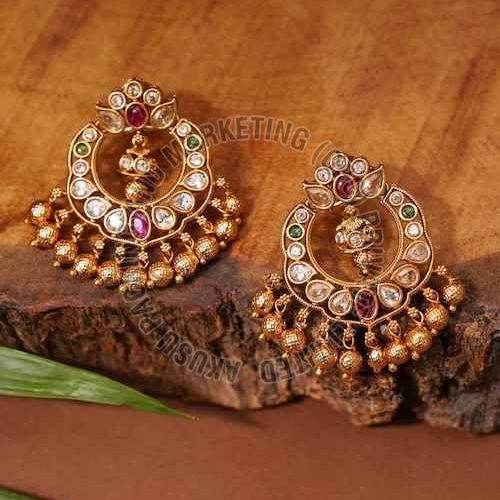 Antique Temple Design Dangler Earring