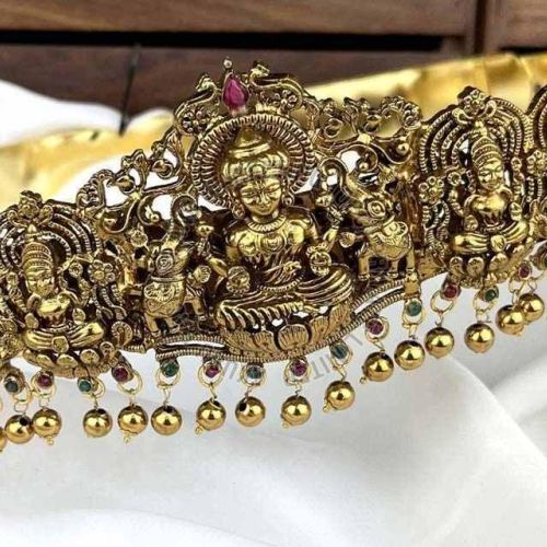 Antique Temple Design Waist Belt