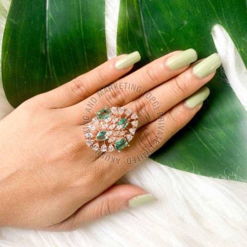 Designer Adjustable Statement Finger Ring