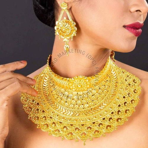 Gold Plated Bridal Necklace Set