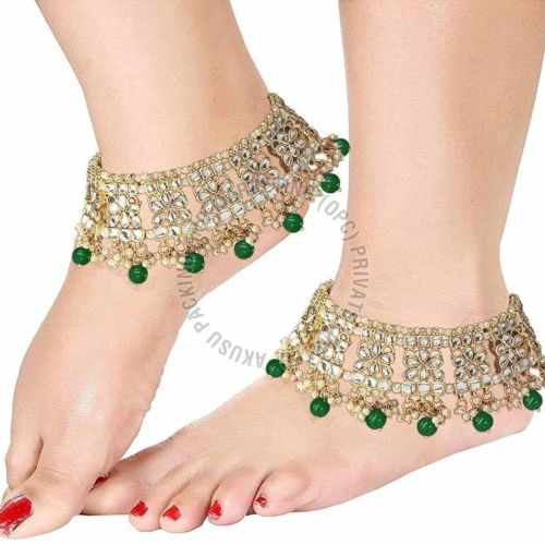 Kundan Stone Studded Bridal Payal