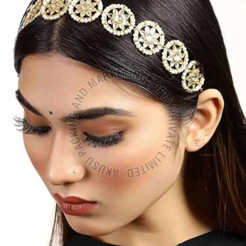 Kundan Stone Studded Hair Jewellery
