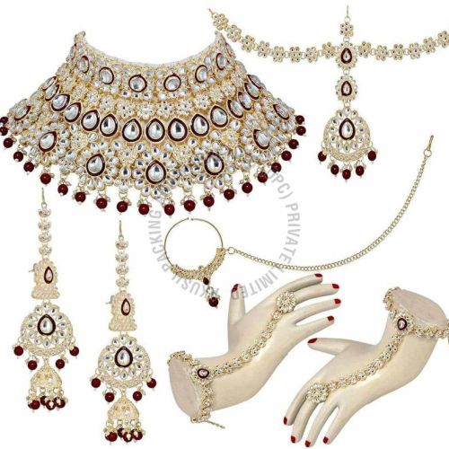 Meenakari Work Wedding Jewellery Set
