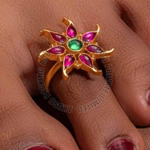 Traditional Gold Plated Toe Ring