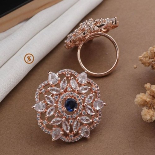 American Diamond Rose Gold Rings