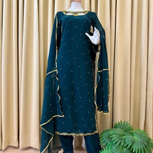 Ladies Blue Party Wear Suits