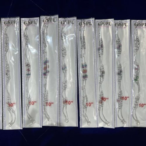 Trendy Sterling Silver Girls Anklets