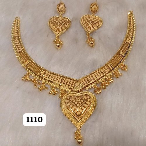 Gold Plated Lakshmi Neck Set