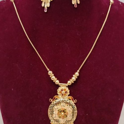 Gold Plated Necklace Set