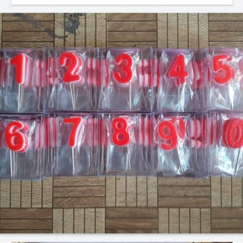 Happy Birthday Numeric Candle