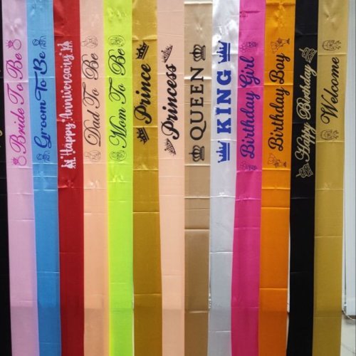 Multicolor Cotton Plain Sash