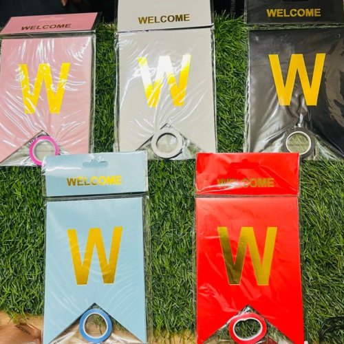 Multicolor Welcome Banner