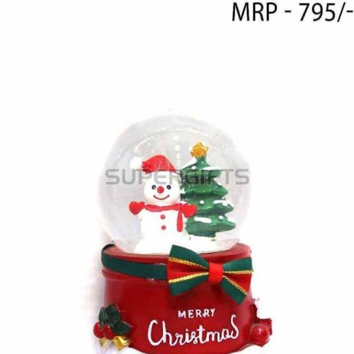 8 Inch LED Snow Globe Christmas Crystal Ball