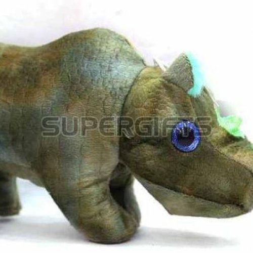 Green Rhino Soft Toy