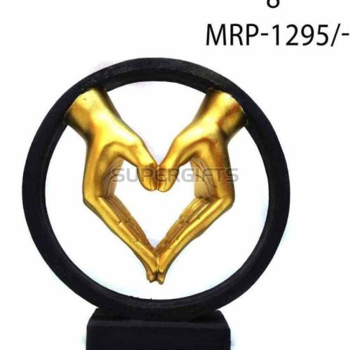 Hand Design Metal Trophy