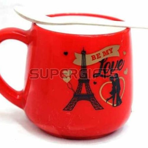 Red Ceramic Tea Cup