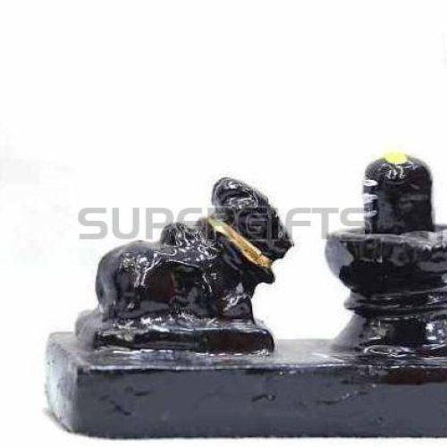 Resin Shivling Nandi God Statue