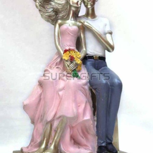 Romantic Love Bird Statue Human Figurines