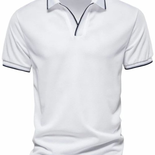 Mens Cotton Collar T-Shirts